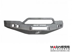 GMC Sierra 1500 Stealth Front Non-Winch Bumper Pre-Runner Guard - Raw Steel Road Armor - (2016-2017)